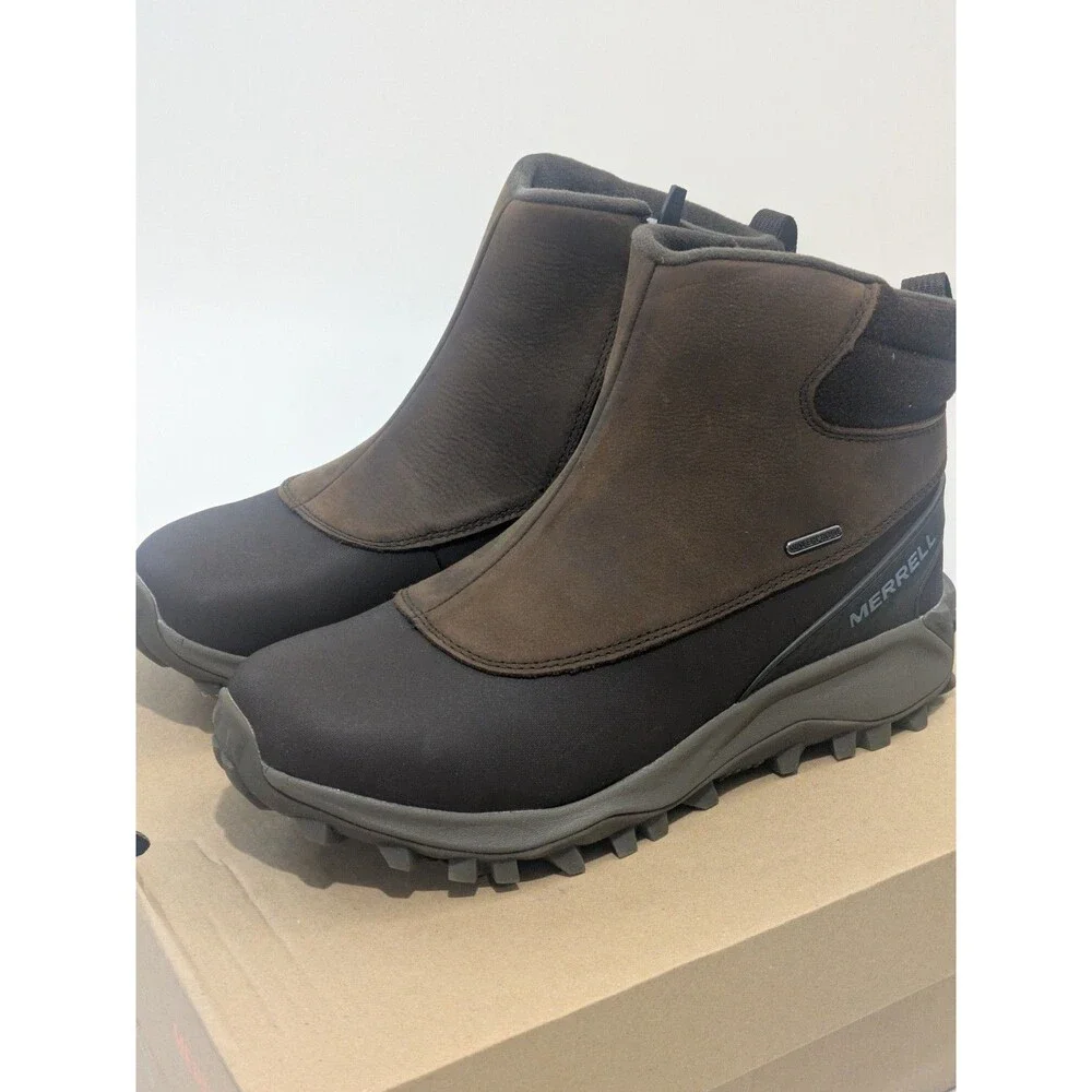 Merrell Thermo Kiruna Mid Zip Waterproof Boots Clay Women’s 10 J035092 - Picture 2 of 9